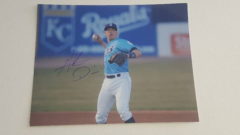 lot 1089AAA image: Hunter Dozier Autographed 8x10 Kansas City Royals Future Phenom