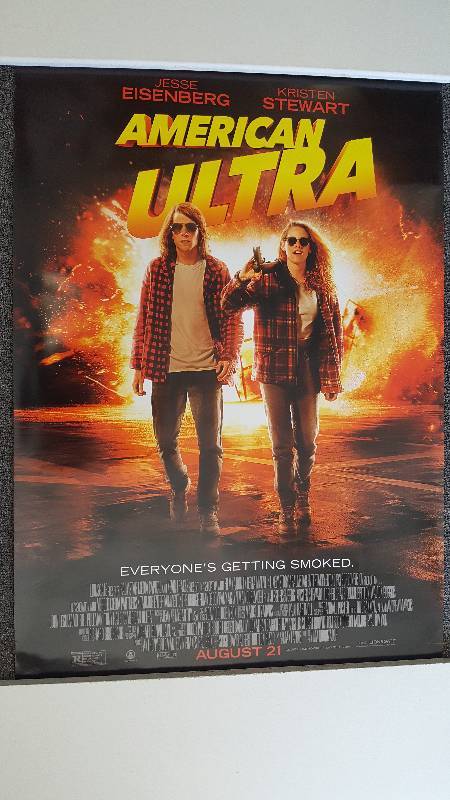 lot 1089LLL image: Original Movie Poster American Ultra Large Size 22x28  300 Rise Variant Poster