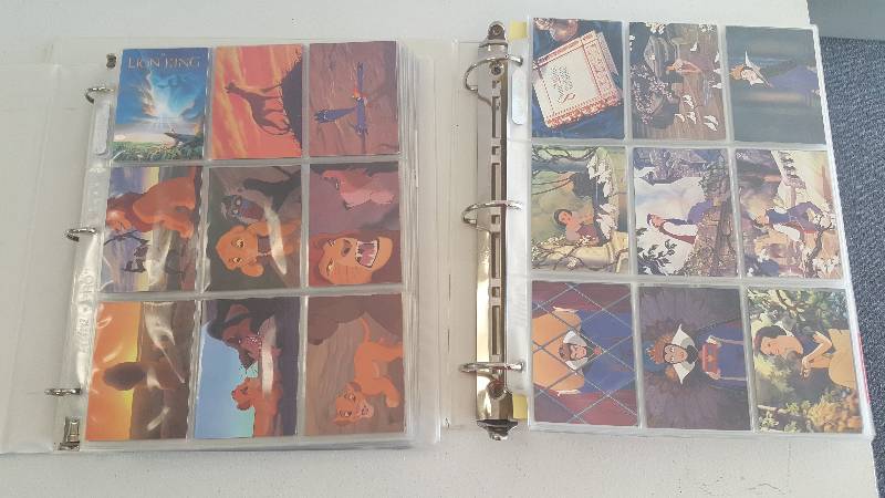 lot 1089RRR image: Disney Collectors Card 8 Complete Sets with Inserts Little Mermaid Snow White Toy Story & More