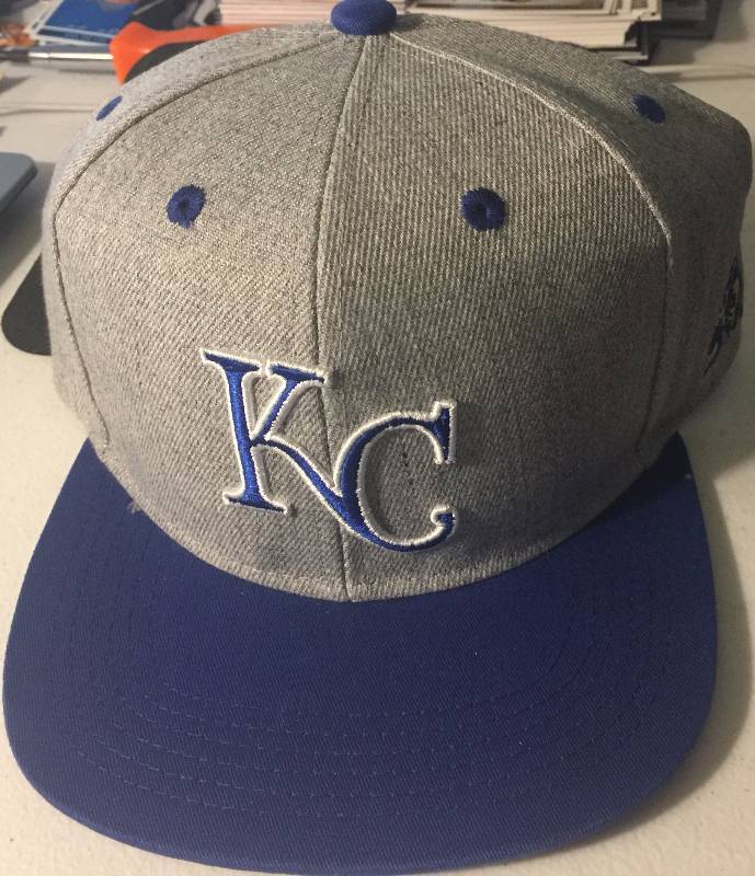 lot 1079 image: Kansas City Royals Baseball Hat KU Kansas Night Rally House Brand New Jayhawks