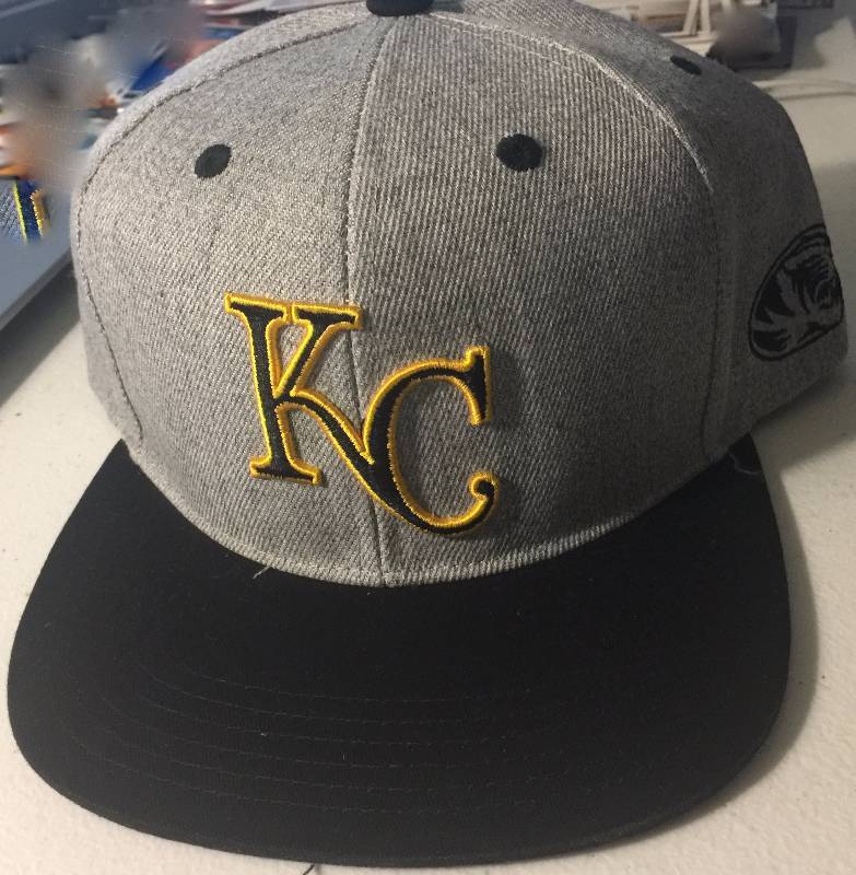 lot 1080 image: Kansas City Royals Baseball Hat MU Missouri Night Rally House Brand New Tigers