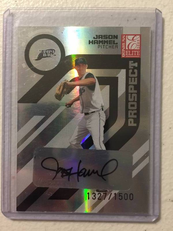 lot 1156 image: 2005 Elite Jason Hammel Kansas City Royals Rookie Autograph #13271500 Newest Kansas City Royals