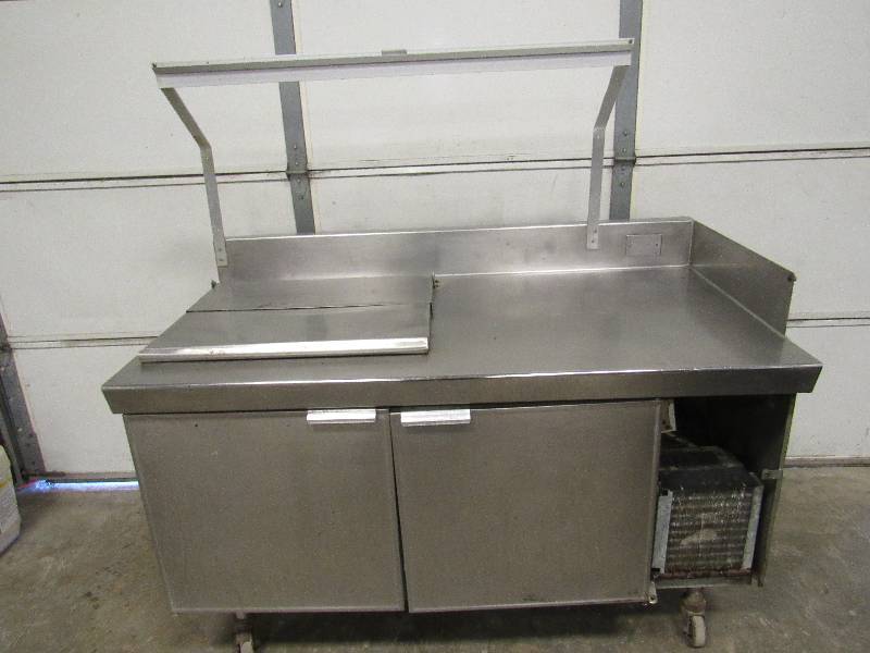 lot 1062 image: Delfield Commercial Refrigerated Work Top Prep Table