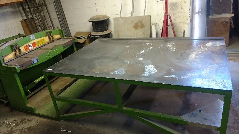 lot 1019 image: Roper Whitney Model #152-K Foot Shear With Design Table
