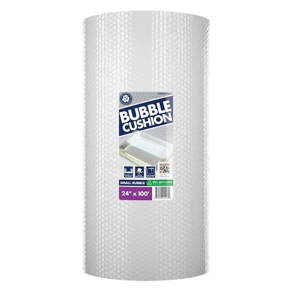 lot 67486 image: 316 in. x 24 in. x 100 ft. Clear Perforated Bubble Cushion Wrap Retail $35.99