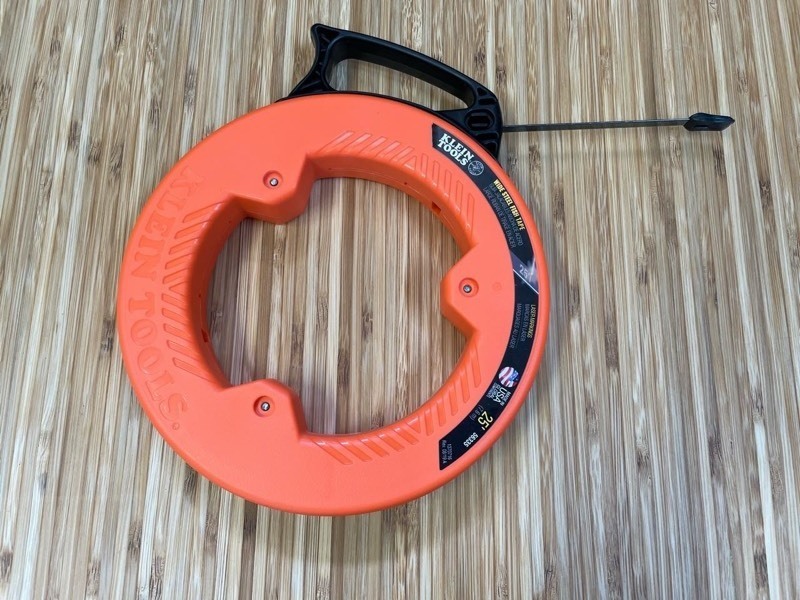 lot 48 image: 14 in. x 25 ft. Wide Steel Fish Tape