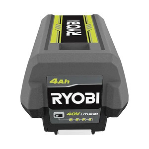 lot 66266 image: RYOBI 40V 4Ah Lithium Ion Battery Retail $189.99