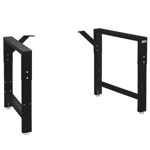 lot 66270 image: BenchPro 29 in. to 35 in. H Adjustable x 26 in. D Black Workbench Table Frame Retail $186.99