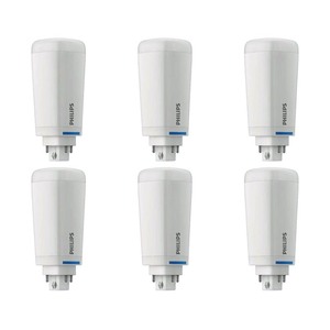 lot 66276 image: Philips 26-Watt Equivalent CFLNI Dimmable LED Light Bulb Cool White - 6 Pack Retail $51.99