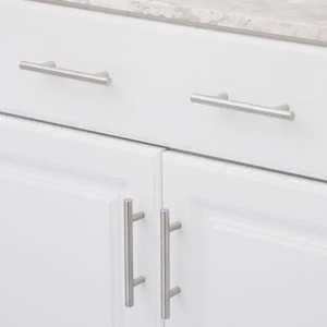 lot 66321 image: Sapphire 3-34 in. Center-to-Center Hollow Stainless Steel Cabinet Pull (Set of 30) -Retail $41.89