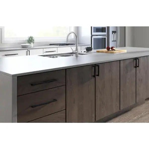 lot 66337 image: Liberty Stratford Bar 11-516 in. (288 mm) Matte Black Cabinet Pull (Set of 5) -Retail $67.17