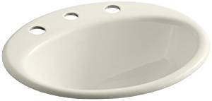 Kohler K 2905 8 96 Farmington Self Rimming Bathroom Sink