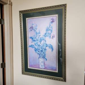 lot 1004 image: Framed artwork signed 42 x 28