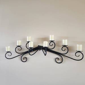 lot 1007 image: Metal candleholder 20 x 53