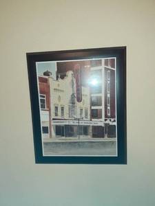 lot 1188 image: Framed wall decor. 23 x 19