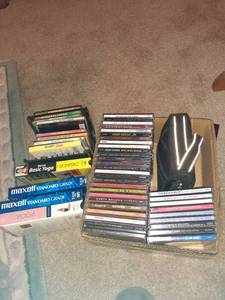 lot 1191 image: CDs and a few VHS movies