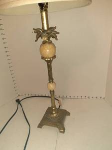 lot 1194 image: Table lamp. 30 tall