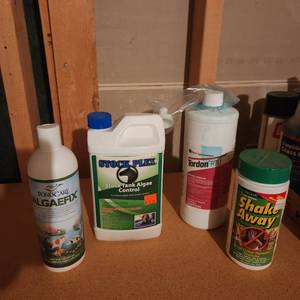 lot 2152 image: Tordon, Algafix and algae stock tank control