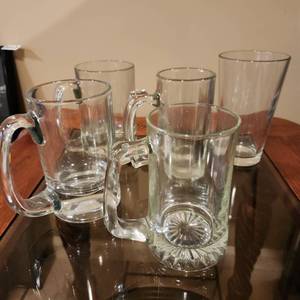 lot 2241 image: Beer mugs and a glass