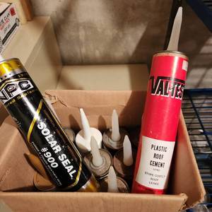 lot 2254 image: Solar Seal weather seal, caulking, roof cement, rubber sealant and more