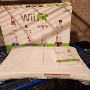 lot 2282 image: Nintendo Wii Fit balance board and DVD