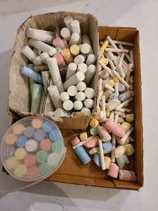 lot 3004 image: Sidewalk and chalkboard chalk