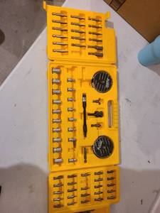 lot 3052 image: Alltrade standard sockets and driver bits in case