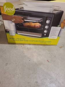 lot 3082 image: Food Network large capacity countertop convection oven with rotisserie