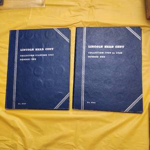 lot 1315 image: 2 Lincoln Head cent collections