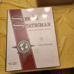 lot 1316 image: Senior Statesman postage stamp album