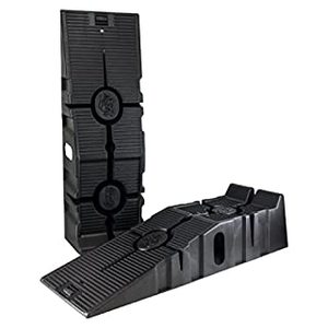 lot 3803 image: RhinoGear 11909ABMI RhinoRamps Vehicle Ramp - Pair (12,000lb. GVW Capacity) (B0117EETEK)