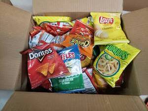 lot 2331 image: Box Of Salty Snacks