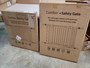 lot 2371 image: Set Of 2 Miscellaneous Cumbor Baby Gates
