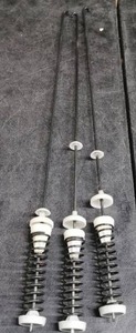 lot 3836 image: Suspension Rod With Hook And White Caps