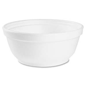 lot 6069 image: Dart DCC8B20 Insulated Foam Bowls 1000  Carton White