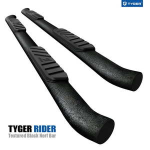 lot 6072 image: Tyger Auto TG-SS2D35318 3.5 Side Steps Compatible with 2009-2018 Dodge Ram 1500 2019-2023 Classic 2010-2022 Ram 2500 & 3500  Crew Cab  Textured Black Running Boards