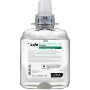 lot 6078 image: Gojo FMX-12 Refill Green Certified Foam Hand Soap 42.3 fl oz (1250 mL) - Hand - Clear - Fragrance-free Rich Lather Antibacterial-free Triclosan-free Paraben-free Phthalate-free Bio-based -, 4 Pack
