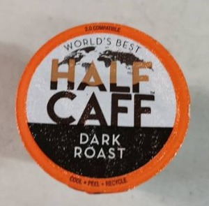 lot 6094 image: Half Caff Dark Roast Keurig Pods, 100 Pcs