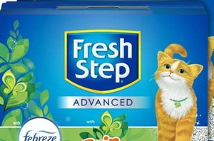 lot 8168 image: Fresh Step Advanced Clumping Cat Litter Gain Scent 99.9% Dust- 1 Box