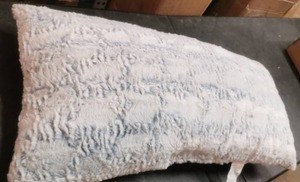 lot 8204 image: Outback Light Blue Fuzzy Pillow 18x36