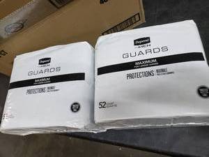 lot 14128 image: Depend For Men Guards Maximum 52 Count, 2 Packs