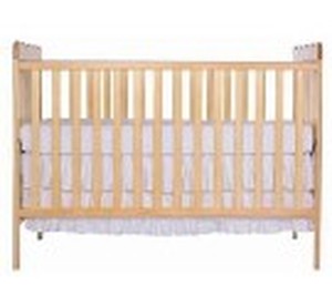 lot 2316 image: Light Wooden Crib&nbsp(stock photo approximate)