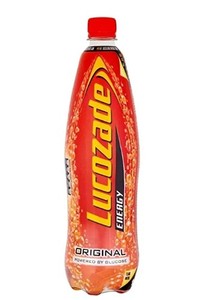 lot 2347 image: Lucozade 900ml Energy Drink, Original Flavor