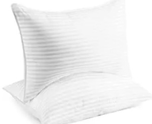 lot 3833 image: Beckham 2 Pack Pillow White 20x36
