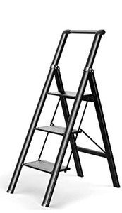 lot 8159 image: Culaccino 3 Step Step Ladder Champagne Gold