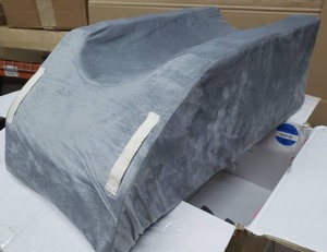 lot 2405 image: 26x9 Foam Wedge Pillow, Gray