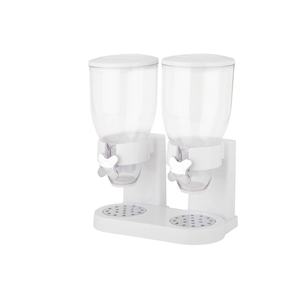 lot 2417 image: Zevro GAT201C Indispensable Dry Food Dispenser, Dual Control, WhiteChrome (B00ANJDBWM)