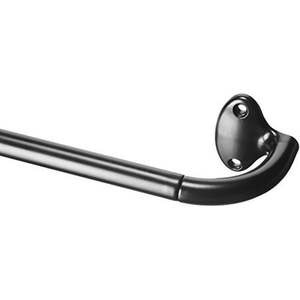 lot 3878 image: Amazon Basics Room Darkening Blackout Curtain Rod - 28 to 48, Black (B0792JTC66)