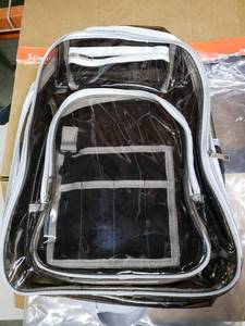 lot 5497 image: ClearBlack Backpack