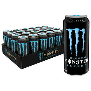 lot 8265 image: Monster lo-carb energy 16-ounce., 27.5 lbs cans (pack of 24)